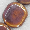 Ceramics Beads, 22x24mm Hole:2.5mm, Sold by PC  