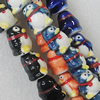 Printing Ceramics Beads, Mix Color, Animal 14x17mm, Sold by Bag  