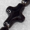 Ceramics Beads, Cross, 13x18mm Hole:1.5mm, Sold by PC  