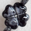 Ceramics Beads, Flower, 28mm Hole:2mm, Sold by PC  