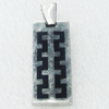 Stainless Steel Pendant, 11x35mm, Sold by PC  