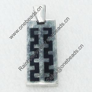 Stainless Steel Pendant, 11x35mm, Sold by PC  
