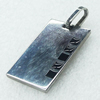 Stainless Steel Pendant, 18x30mm, Sold by PC  