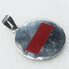 Stainless Steel Pendant, 30x35mm, Sold by PC  
