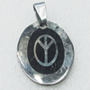Stainless Steel Pendant, 22x31mm, Sold by PC  
