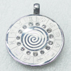 Stainless Steel Pendant, 30x36mm, Sold by PC  