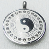 Stainless Steel Pendant, 30x36mm, Sold by PC  