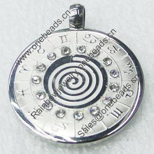 Stainless Steel Pendant, 30x36mm, Sold by PC  