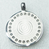 Stainless Steel Pendant, 30x36mm, Sold by PC  