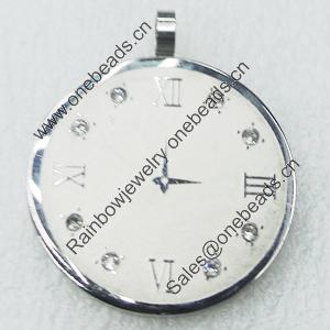 Stainless Steel Pendant, 30x36mm, Sold by PC  
