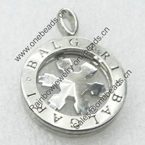 Stainless Steel Pendant, 25x35mm, Sold by PC  