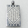 Stainless Steel Pendant, 20x40mm, Sold by PC  