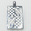 Stainless Steel Pendant, 20x40mm, Sold by PC  