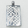 Stainless Steel Pendant, 20x40mm, Sold by PC  