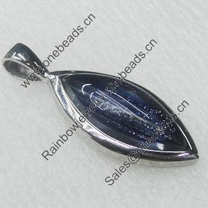 Stainless Steel Pendant, 14x38mm, Sold by PC  