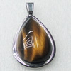 Stainless Steel Pendant, 25x42mm, Sold by PC  