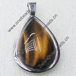 Stainless Steel Pendant, 25x42mm, Sold by PC  