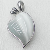 Stainless Steel Pendant, 24x45mm, Sold by PC  