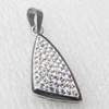 Stainless Steel Pendant, 13x29mm, Sold by PC  