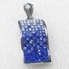 Stainless Steel Pendant, 14x29mm, Sold by PC  