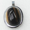 Stainless Steel Pendant, 27x41mm, Sold by PC  