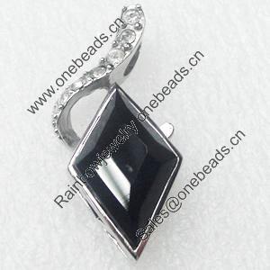 Stainless Steel Pendant, 14x31mm, Sold by PC  