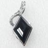 Stainless Steel Pendant, 14x31mm, Sold by PC  