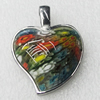Stainless Steel Pendant, 25x32mm, Sold by PC  