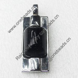 Stainless Steel Pendant, 15x43mm, Sold by PC  