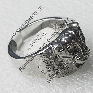 Stainless Steel Ring, 16mm, Sold by PC  