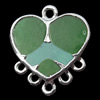 Zinc Alloy Enamel Connector, 18x20mm, Sold by Bag  