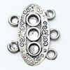 Connector, Zinc Alloy Jewelry Findings, 24x29mm, Sold by Bag  