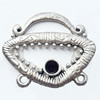 Connector, Zinc Alloy Jewelry Findings, 26x22mm, Sold by Bag  