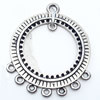 Connector, Zinc Alloy Jewelry Findings, 30x37mm, Sold by Bag  