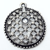 Pendant, Zinc Alloy Jewelry Findings, 27x31mm, Sold by Bag  