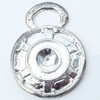Pendant, Zinc Alloy Jewelry Findings, 25x34mm, Sold by Bag  