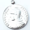 Pendant, Zinc Alloy Jewelry Findings, 28x33mm, Sold by Bag  