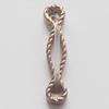 Copper Connectors Jewelry Findings, 2x11mm, Sold by Bag
