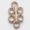 Copper Connectors Jewelry Findings, 5x11mm, Sold by Bag