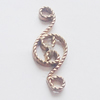 Copper Connectors Jewelry Findings, 5x14mm, Sold by Bag