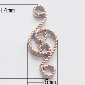 Copper Connectors Jewelry Findings, 5x14mm, Sold by Bag