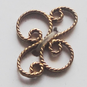 Copper Connectors Jewelry Findings, 10x10mm, Sold by Bag