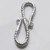Copper Clasps Jewelry Findings, 8x22mm, Sold by Bag 