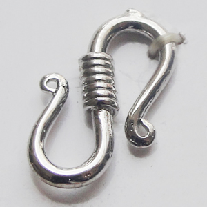 Copper Clasps Jewelry Findings, 11x18mm, Sold by Bag 