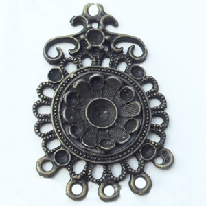 Connector, Zinc Alloy Jewelry Findings, 25x38mm, Sold by Bag