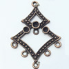 Connector, Zinc Alloy Jewelry Findings, 30x42mm, Sold by Bag