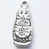 Pendant, Zinc Alloy Jewelry Findings, 8x20mm, Sold by Bag