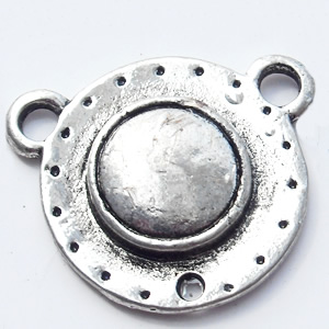 Connector, Zinc Alloy Jewelry Findings, 23x19mm, Sold by Bag