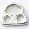 Connector, Zinc Alloy Jewelry Findings, 12x10mm, Sold by Bag