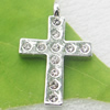 Zinc alloy Jewelry Charm with rhinestone, Nickel-free & Lead-free A Grade, 15x20mm, Sold by PC 